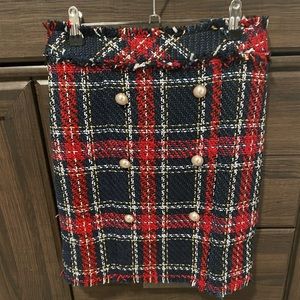 Pink Lily mini skirt